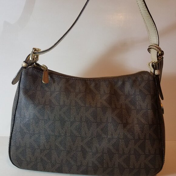Michael Kors Brown Leather Shoulder Bag - Picture 1 of 15